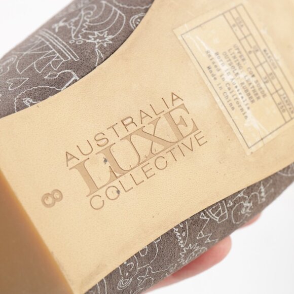 Australia Luxe Collective Womens Marcos Mule Size 8 Gray Suede Sherpa Slippers - Picture 13 of 16